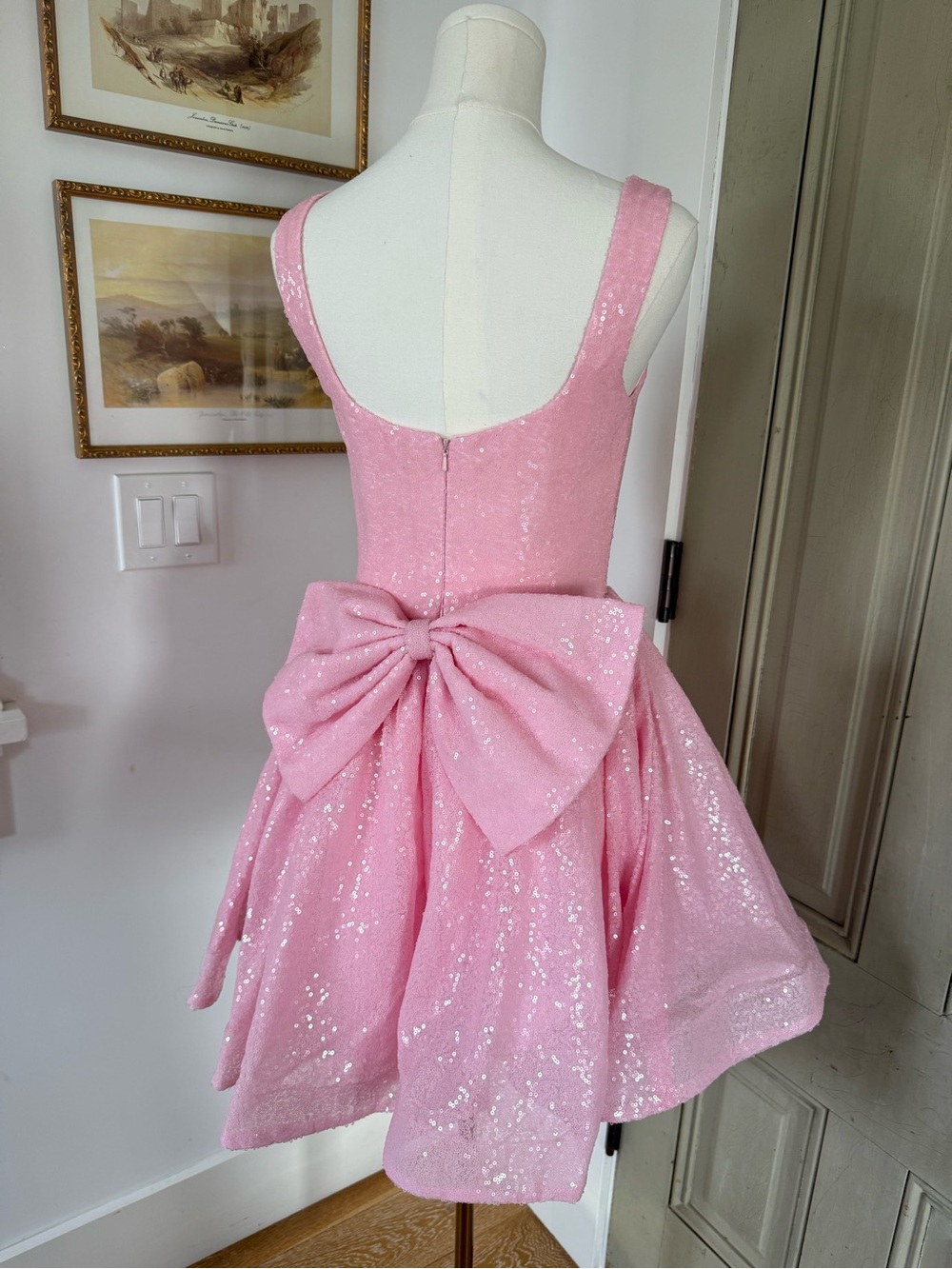 Fit and Flare Sequin Dress - Picture 5 of 5